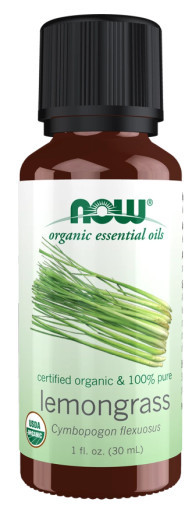 Organic Lemongrass Oil 1fl oz by NOW Foods