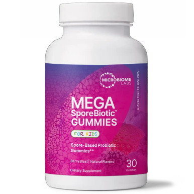 MegaSporeBiotic Gummies for Kids 30ct by Microbiome Labs