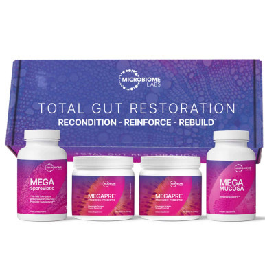 Total Gut Restoration Kit 4 by Microbiome Labs