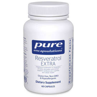 Resveratrol EXTRA by Pure Encapsulations – Cellular and Cardiovascular Support