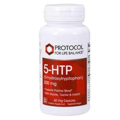 5-HTP 200mg 60c by Protocol for Life Balance
