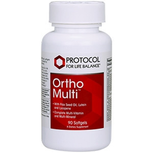 Ortho Multi w/ Flax 400mg 90sg by Protocol for Life Balance