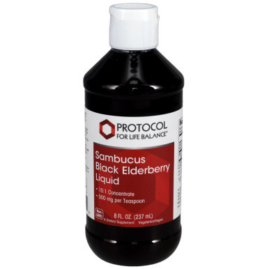 Sambucus Black Elderberry Liquid 237ml by Protocol for Life