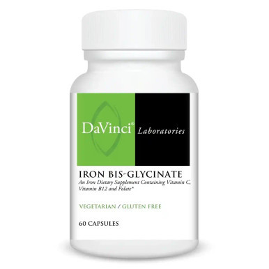 Iron Bis-Glycinate 60c by DaVinci Labs