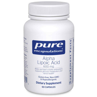 Alpha Lipoic Acid 600mg 60c Pure Encapsulations