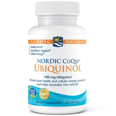 Nordic CoQ10 Ubiquinol 60 Softgels by Nordic Naturals