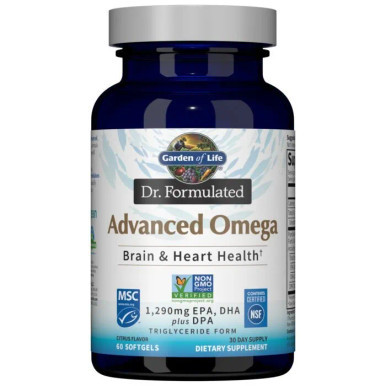 Dr. Formulated Advanced Omega Lemon 60 Softgels by Garden of Life