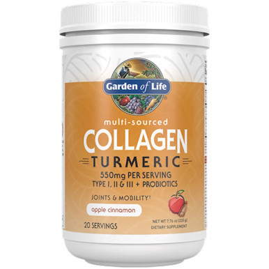 Multi Source Collagen Turmeric Apple Cin 220 Grams by Garden of Life