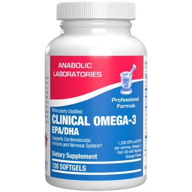 Clinical Omega-3 EPA/DHA 120sg by Anabolic Laboratories