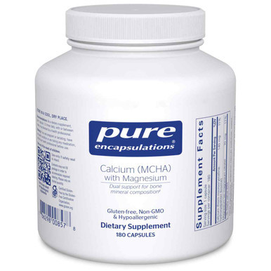 Calcium (MCHA) w/ Magnesium 180c Pure Encapsulations