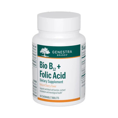 Bio B12 + Folic 60sublingual tabs by Seroyal Genestra