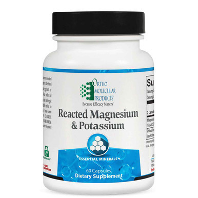 Ortho Molecular Products - Reacted Mg & K- 60ct