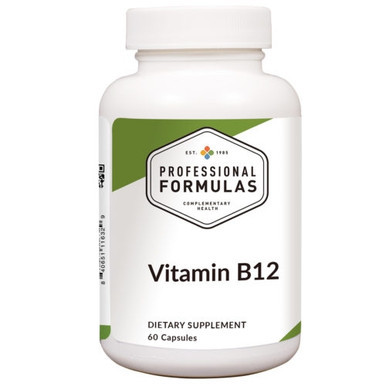 Vitamin B12 (w/ Folic Acid) 60c by Professional Complementary Health Formulas