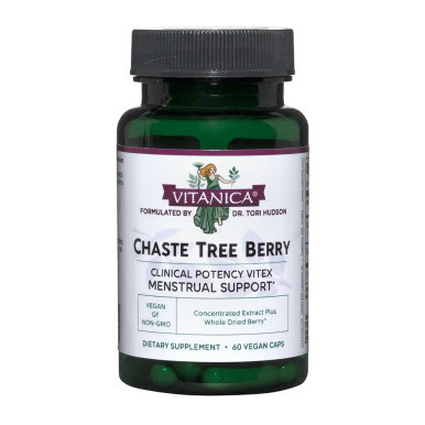 Chaste Tree Berry 60c by Vitanica