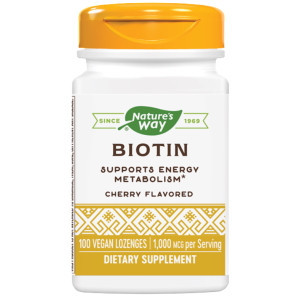Biotin 1000mcg 100 lozenges by Nature's Way