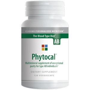Phytocal Mineral Formula (type AB) 120c by D'Adamo Personalized Nutrition