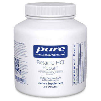 Betaine HCL Pepsin 250c Pure Encapsulations
