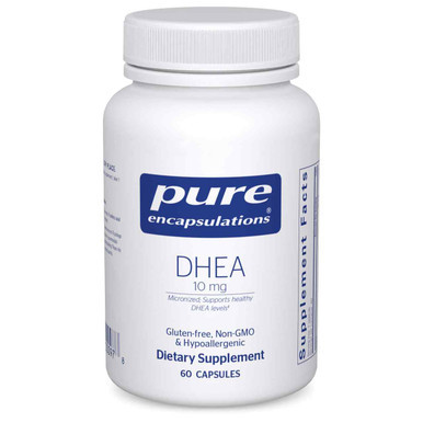 DHEA 10 mg by Pure Encapsulations – Micronized DHEA for Hormone and Immune Support
