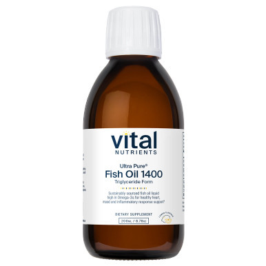 Ultra Pure Fish Oil 1400 200ml (Ultra Pure Fish Oil RS 200ml) by Vital Nutrients