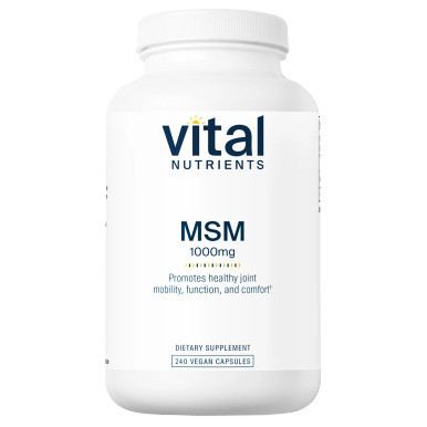 MSM 1000mg 240c by Vital Nutrients
