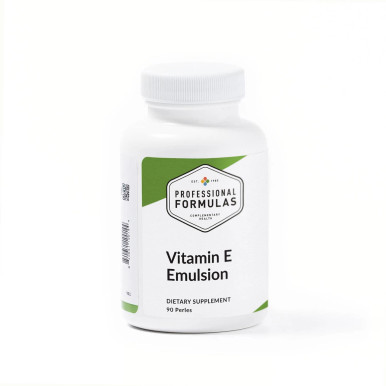 Vitamin E Emulsion 400 IU 90 perles- Professional Formulas