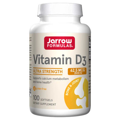Vitamin D3 2500 IU 100 softgels by Jarrow Formulas