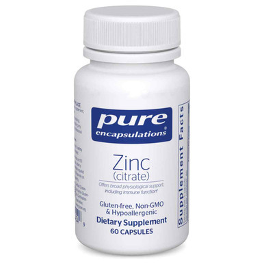 Zinc (citrate) by Pure Encapsulations - Immune and tissue support