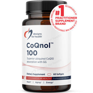 CoQnol (Ubiquinol) 100mg 60sg by Designs for Health