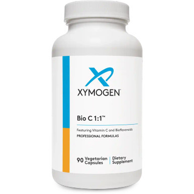 Bio C 1:1™ by XYMOGEN – Vitamin C and Bioflavonoid Support