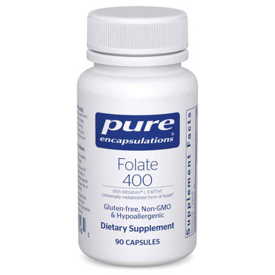 Folate 400 by Pure Encapsulations - Active folate for methylation support