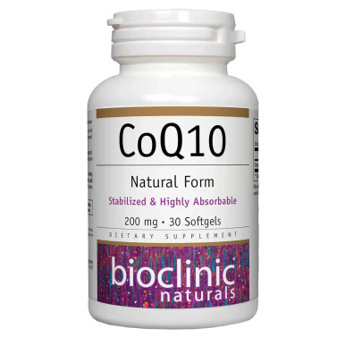 CoQ10 200mg 30sg by Bioclinic Naturals