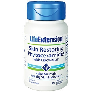Skin Restoring Phytoceramides with Lipowheat 30c by Life Extension