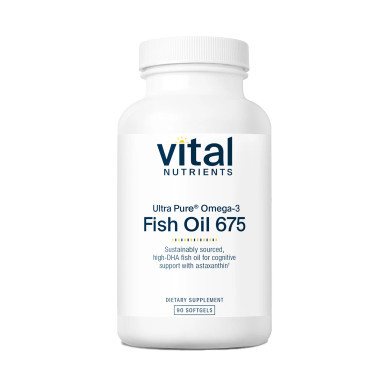 Ultra Pure Fish Oil 675 High DHA 90sg by Vital Nutrients