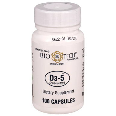 D3-5 5000 IU 100c by Bio-Tech