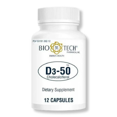 D3-50 50,000 IU 12c by Bio-Tech