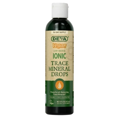 Vegan Ionic Trace Mineral Drops 8 oz by Deva Nutrition