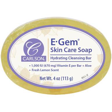 E-Gem Skin Care Soap 1 bar by Carlson Labs