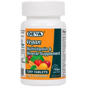 Vegan Tiny Tablets Multivitamin 90 tabs by Deva Nutrition