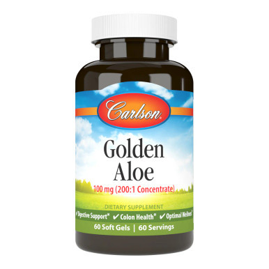 Golden Aloe 60sg by Carlson Labs
