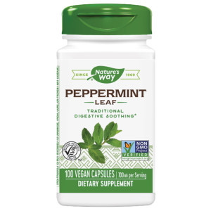 Peppermint Leaves 400 mg 100 caps by Nature's Way