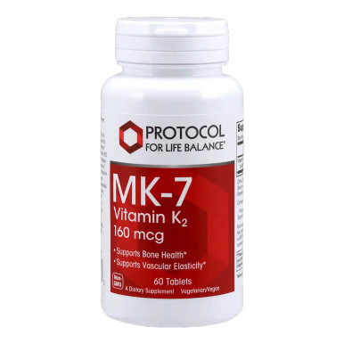 MK-7 Vitamin K2 160mcg 60t by Protocol for Life Balance