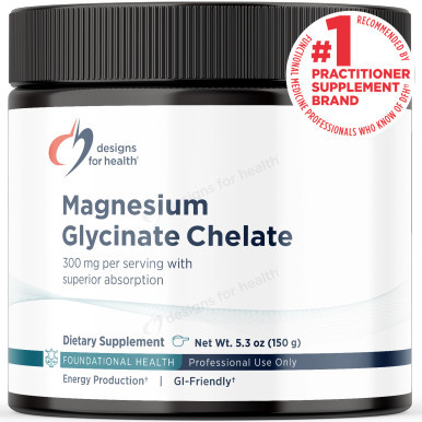 Magnesium Glycinate Powder 150g by Designs for Health