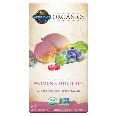 Organics Womens Multi 40+ 60 tablets by garden of life