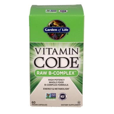 Vitamin Code Raw B-Complex 60 vcaps by Garden of Life