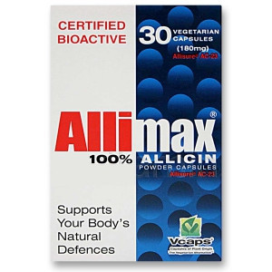 Allimax 180 mg 30 vcaps by Allimax International Limited