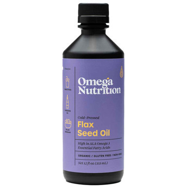 Flax Seed Oil 12 oz by Omega Nutrition