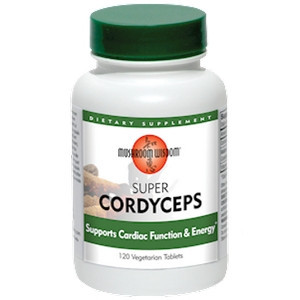 Super Cordyceps 120 vtabs by Mushroom Wisdom, Inc.