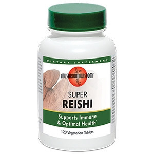 Super Reishi 120 vtabs by Mushroom Wisdom, Inc.