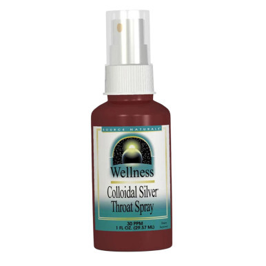 Wellness Colloidal Silver Throat Spray 30ml by Source Naturals