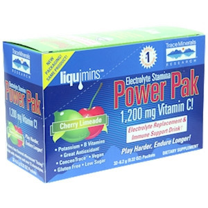 Electrolyte Stamina Cherry Lime 30 pkt by Trace Minerals Research